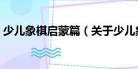少兒象棋啟蒙篇(關于少兒象棋啟蒙篇簡介)