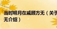 當時明月在戚顧方無(關于當時明月在戚顧方無介紹)