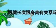 跟腱長度跟身高有關系嗎(跟腱長度)