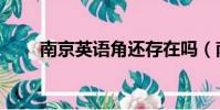 南京英語角還存在嗎(南京英語角)