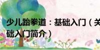 少兒跆拳道:基礎入門(關于少兒跆拳道:基礎入門簡介)