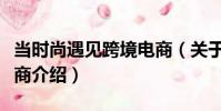 當時尚遇見跨境電商(關于當時尚遇見跨境電商介紹)