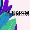 當老樹在說話（關于當老樹在說話介紹）