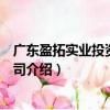 廣東盈拓實業投資有限公司（關于廣東盈拓實業投資有限公司介紹）