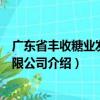 廣東省豐收糖業發展有限公司（關于廣東省豐收糖業發展有限公司介紹）