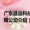 廣東盛遠科技有限公司（關于廣東盛遠科技有限公司介紹）