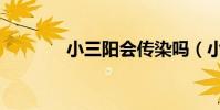 小三陽會傳染嗎(小三真子)