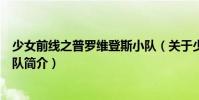 少女前線之普羅維登斯小隊(關于少女前線之普羅維登斯小隊簡介)