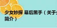 少女妙探 幕后黑手(關于少女妙探 幕后黑手簡介)