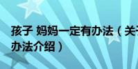 孩子 媽媽一定有辦法(關于孩子 媽媽一定有辦法介紹)