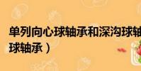 單列向心球軸承和深溝球軸承區別(單列向心球軸承)