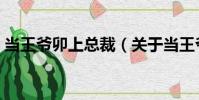 當王爺卯上總裁(關于當王爺卯上總裁介紹)