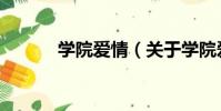 學院愛情(關于學院愛情介紹)
