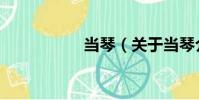 當琴(關于當琴介紹)