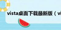 vista桌面下載最新版(vista桌面壁紙)