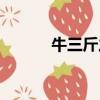 牛三斤之歌視頻（牛三斤之歌）