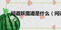 問道妖魔道是什么(問道70妖魔道)