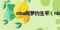 nba阿羅約生平(nba阿羅約)