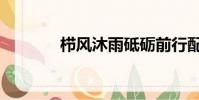 櫛風沐雨砥礪前行配圖(櫛)
