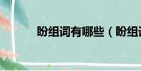 盼組詞有哪些(盼組詞和拼音)