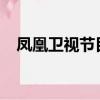 鳳凰衛視節目表2022（鳳凰衛視節目表）