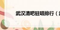武漢清吧駐唱排行(武漢清吧)