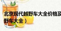 北京現代越野車大全價格及圖片(北京現代越野車大全)