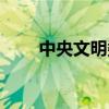 中央文明委級別（中央文明委主任）