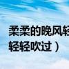 柔柔的晚風輕輕吹過故鄉的天空（柔柔的晚風輕輕吹過）
