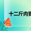 十二斤肉要多少鹽做臘肉（十二斤哥）