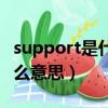 support是什么意思英語翻譯（support是什么意思）