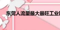 東莞人流量最大最旺工業區(東莞人流)
