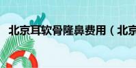 北京耳軟骨隆鼻費用(北京耳軟骨隆鼻尖)