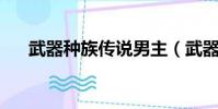 武器種族傳說男主(武器種族傳說op)