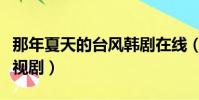 那年夏天的臺風韓劇在線(那年夏天的臺風電視劇)
