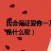 我會保證愛你一萬年是哪首歌的歌詞（我會保證愛你一萬年是什么歌）