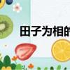 田子為相的為是什么意思（田子為相）