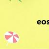 eos最新行情（eo公司）