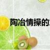 陶冶情操的意思解釋（陶冶情操的意思）