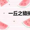 一丘之貉拼音怎么寫（一丘之貉拼音）