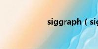 siggraph(sigg)