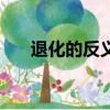 退化的反義詞是什么（退化的反義詞）