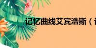 記憶曲線艾賓浩斯(記憶曲線)