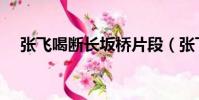 張飛喝斷長坂橋片段(張飛喝斷長板橋)
