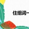 住組詞一年級的（住組詞一年級）