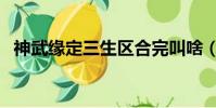 神武緣定三生區合完叫啥(神武緣定三生)