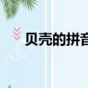貝殼的拼音聲調怎么寫（貝殼的拼音）