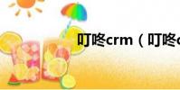 叮咚crm(叮咚crm)