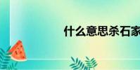 什么意思殺石家莊?