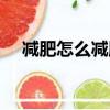 減肥怎么減肚子才快（減肥怎么減肚子）